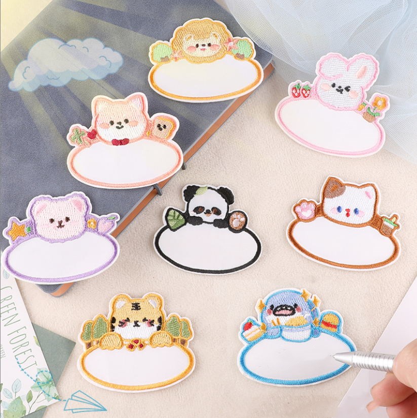 Phone Accessories And Names - 10 stuks naambadges borduurpatches geborduurde kleding