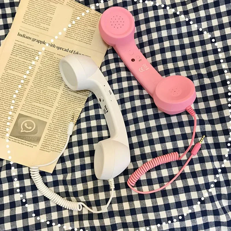 Retro Handset Phone - Upgrade mobiele telefoonhoorn Retro telefoonhoorn Verstelbaar