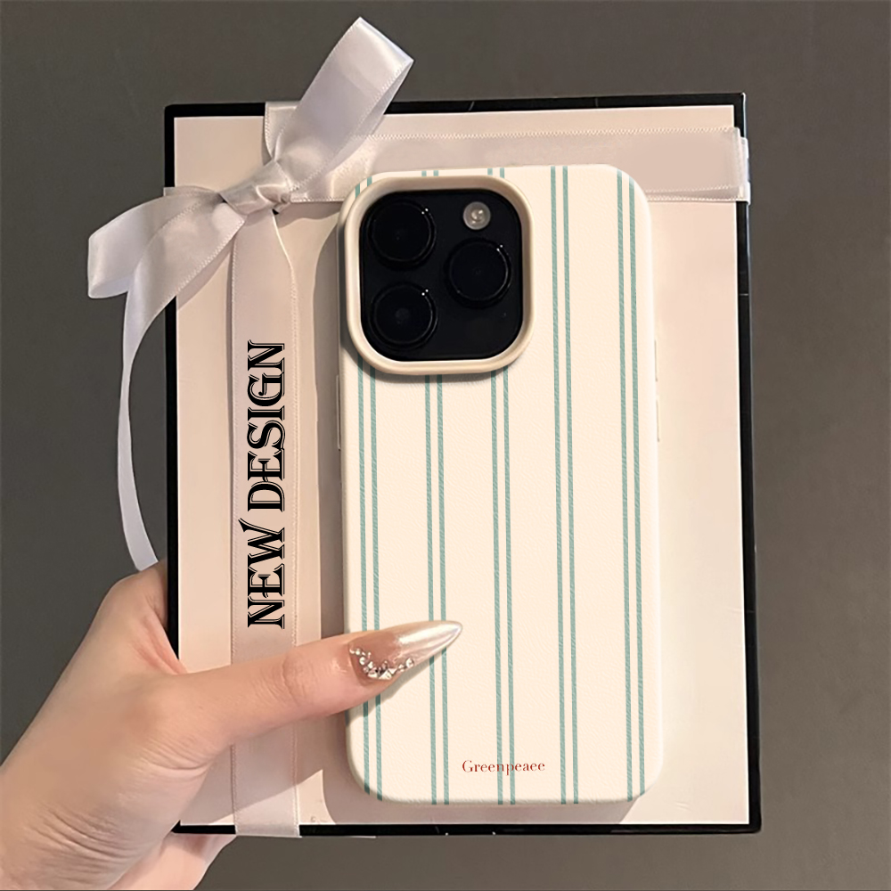 Phone Accessories To Sell - Roze Streep Print Zomer Telefoon Case
