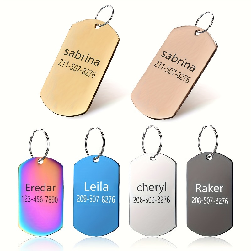 Phone Accessories And Names - Gepersonaliseerde militaire honden-ID-tag Hondenaccessoires Op maat