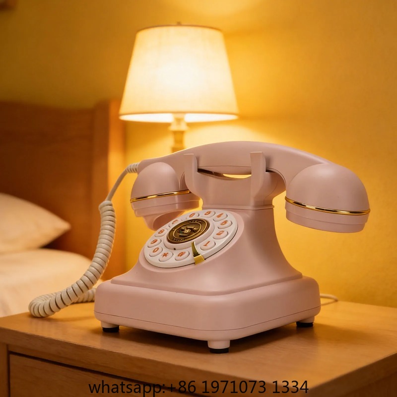 Retro Handset Phone - 【Nieuw】Retro Bluetooth-vaste telefoon met handset-luidspreker Witte