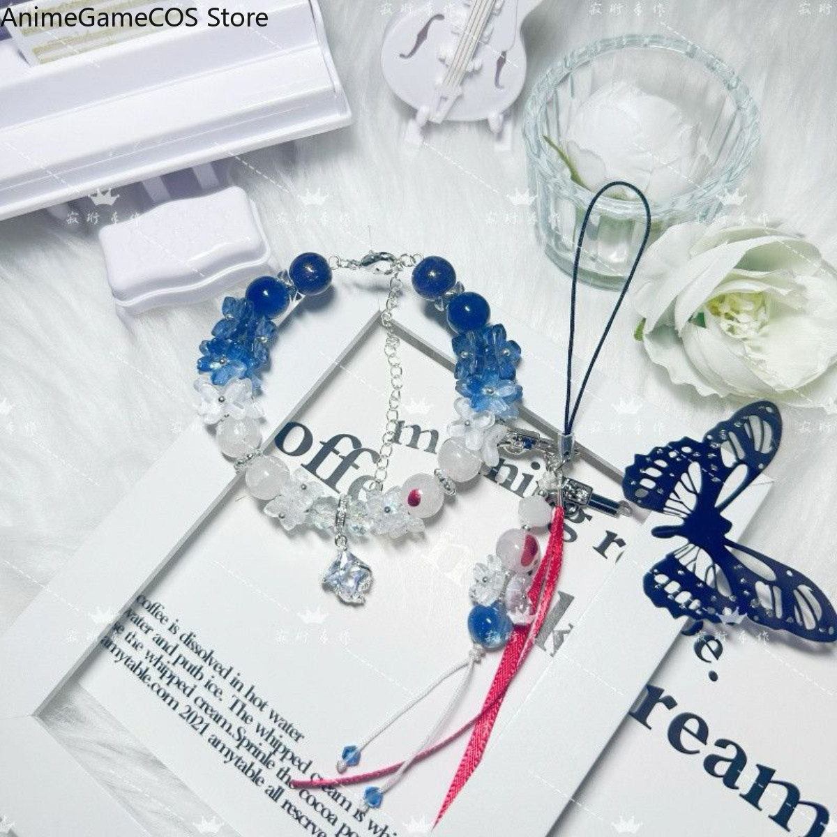 Phone Accessories Chain - Anime Genshin Impact Alyosha Handgemaakte Armband