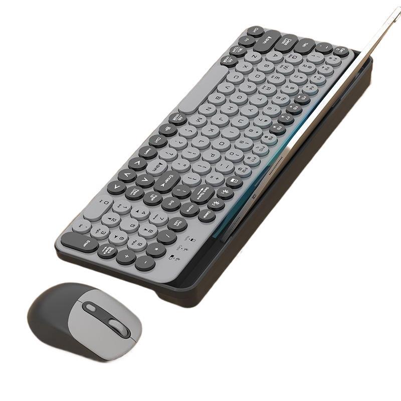 Retro Handset Phone - Nieuwe draadloze Bluetooth-toetsenbord- en muisset, retro
