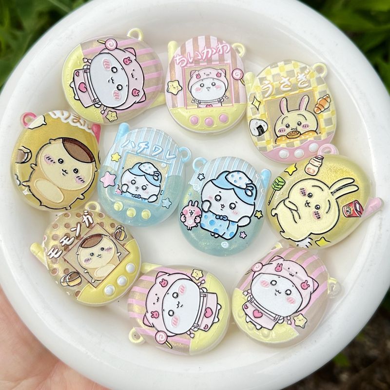 Phone Accessories Chain - Cartoon Lichtgevende Geprinte Chiikawa Sleutelhanger Tas