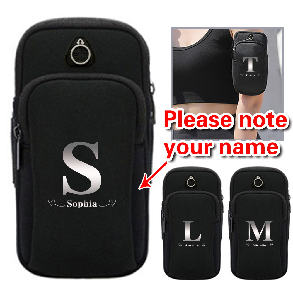 Phone Accessories And Names - Gepersonaliseerde aangepaste naam hardlooptas Telefoonarmtassen Ademende