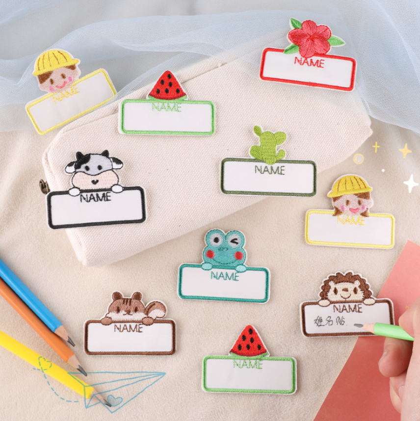 Phone Accessories And Names - 10 stuks naambadges borduurpatches geborduurde kleding