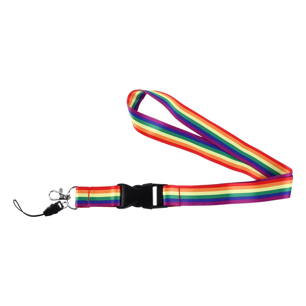 Phone Accessories And Names - Lintcamera-halskoord, sleutelhangerhouder, ID-badgehouder, naamplaatje, regenboogkleurige telefoonkoord,