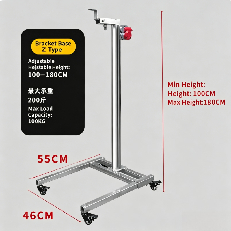 Neck Hanging Phone Holder - Mobiele verstelbare hoogtepoppenhangende displaystandaard van roestvrij