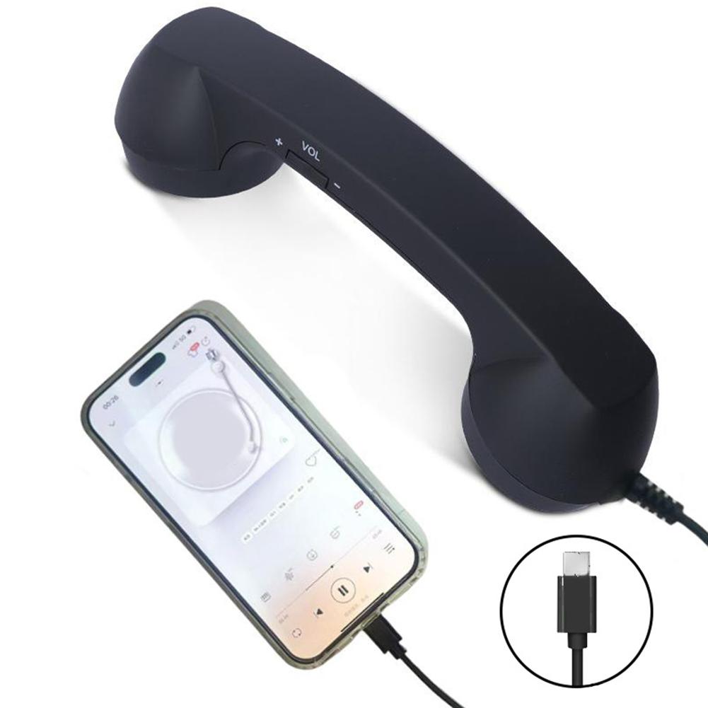 Retro Handset Phone - Handset voor mobiele telefoon Retro Type-C