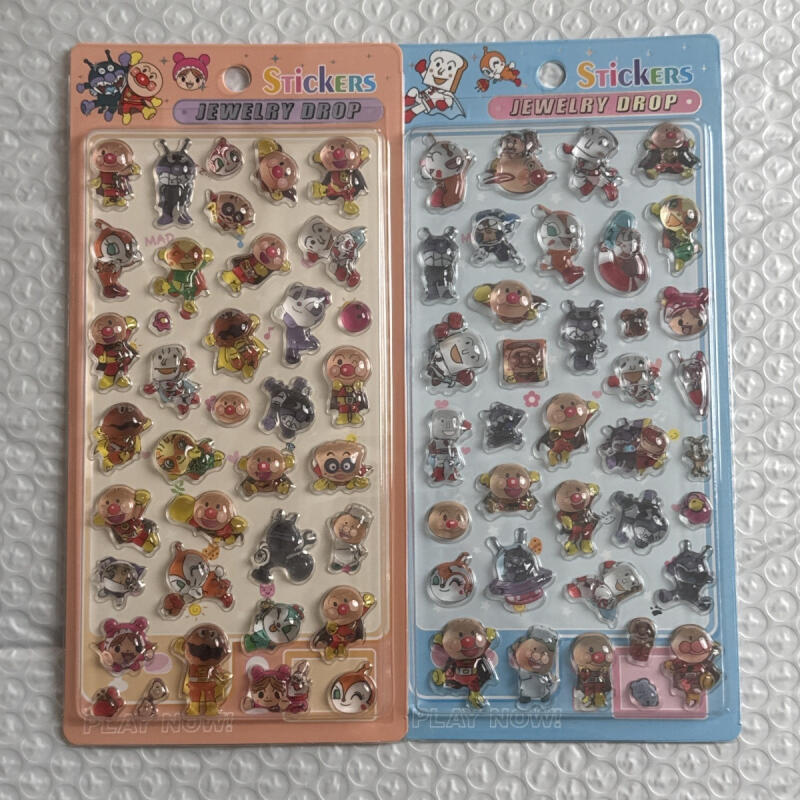 Phone Accessories Items - Kawaii Anpanman 3D reliëfsticker creativiteit cartoon