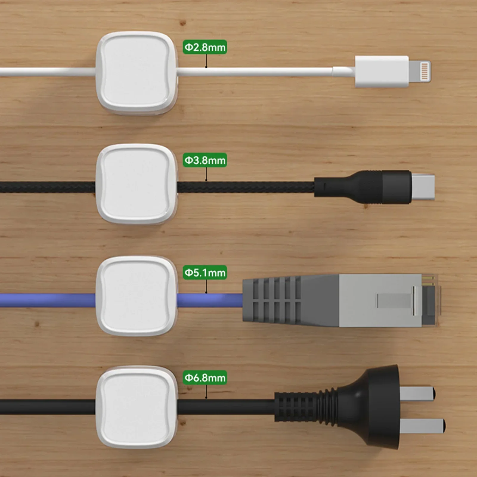 6/12/24PCS Magnetische Kabel O - Cable Organizer Magnetic recensie en prijs