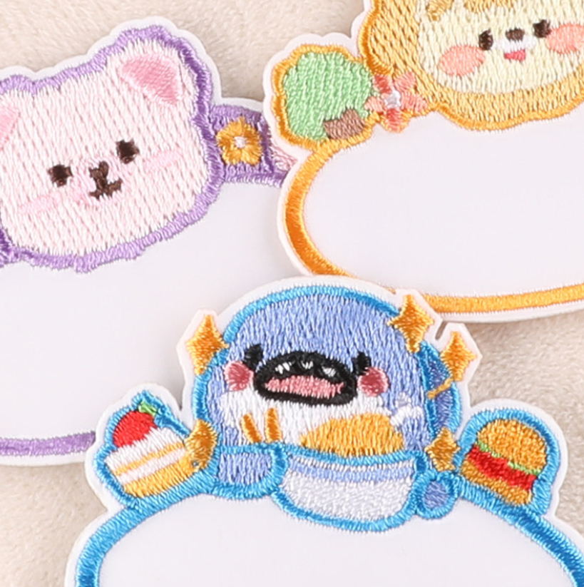 10 stuks naambadges borduurpat - Phone Accessories And Names recensie en prijs