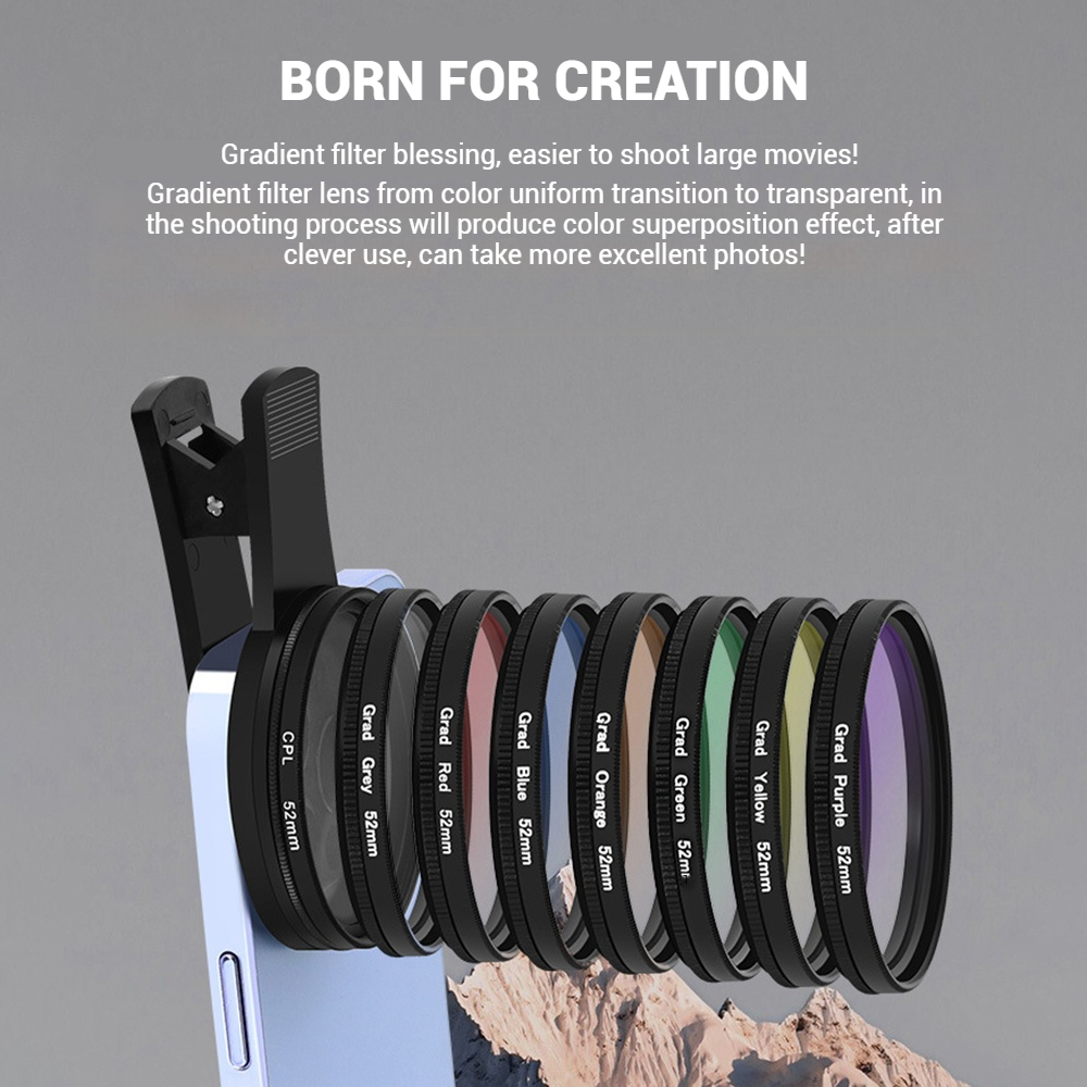 52MM mobiele telefoonlens Univ - Phone Accessories Useful recensie en prijs