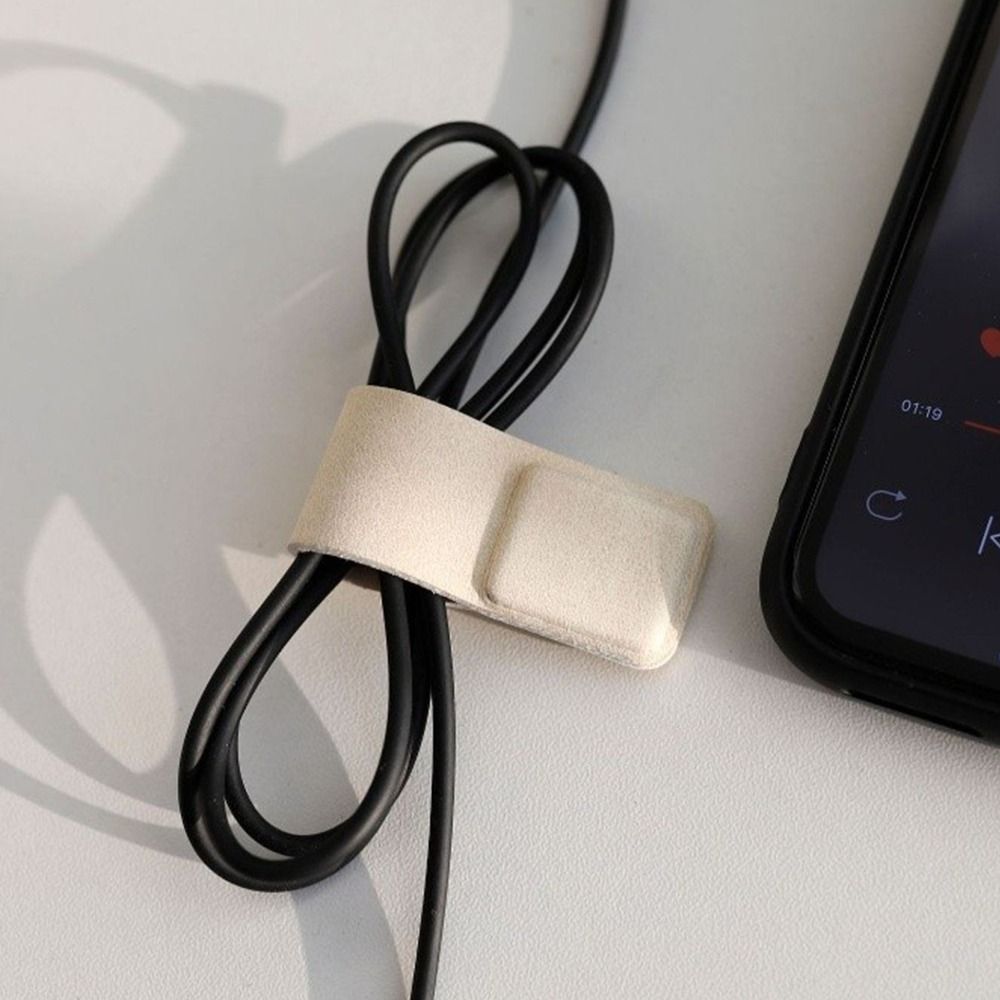 Nieuwe leren oordopjes kabelcl - Cable Organizer Magnetic recensie en prijs
