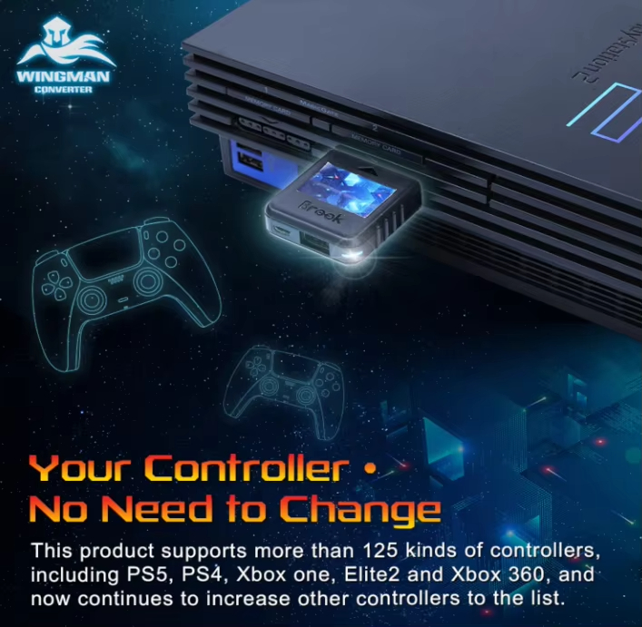 PS2 Wingman Brook Converter vo - Gaming Controller Phone recensie en prijs