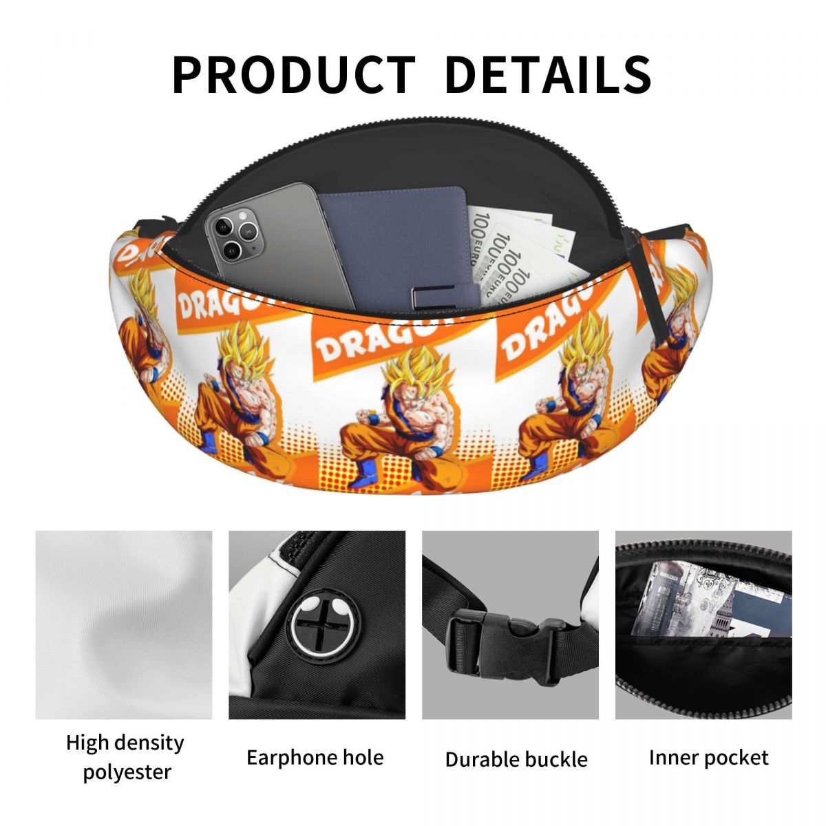 Custom DBZ G-Gokues heuptas Ma - Phone Accessories For Running recensie en prijs