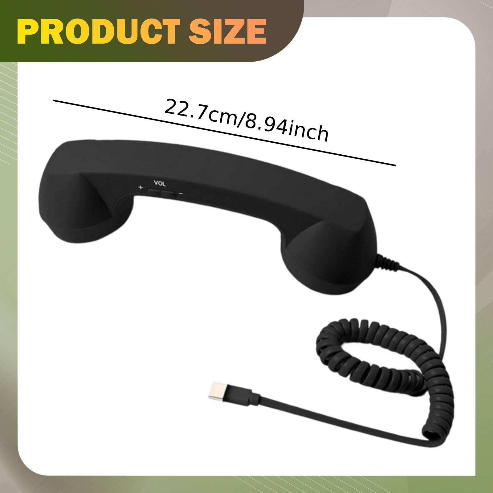 Retro telefoonhoorn van plasti - Retro Handset Phone recensie en prijs