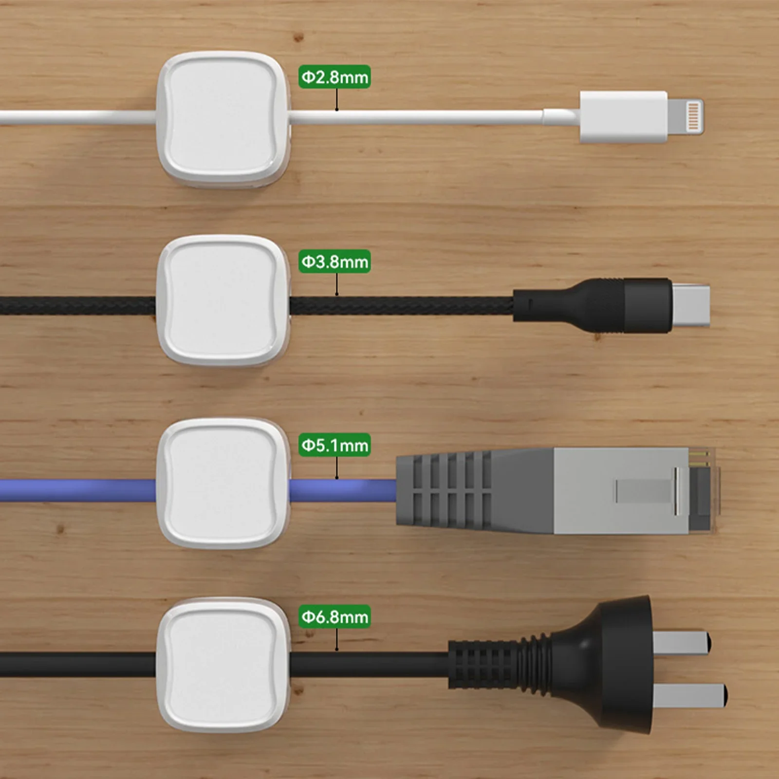 24/6PCS Magnetische kabelorgan - Cable Organizer Magnetic recensie en prijs