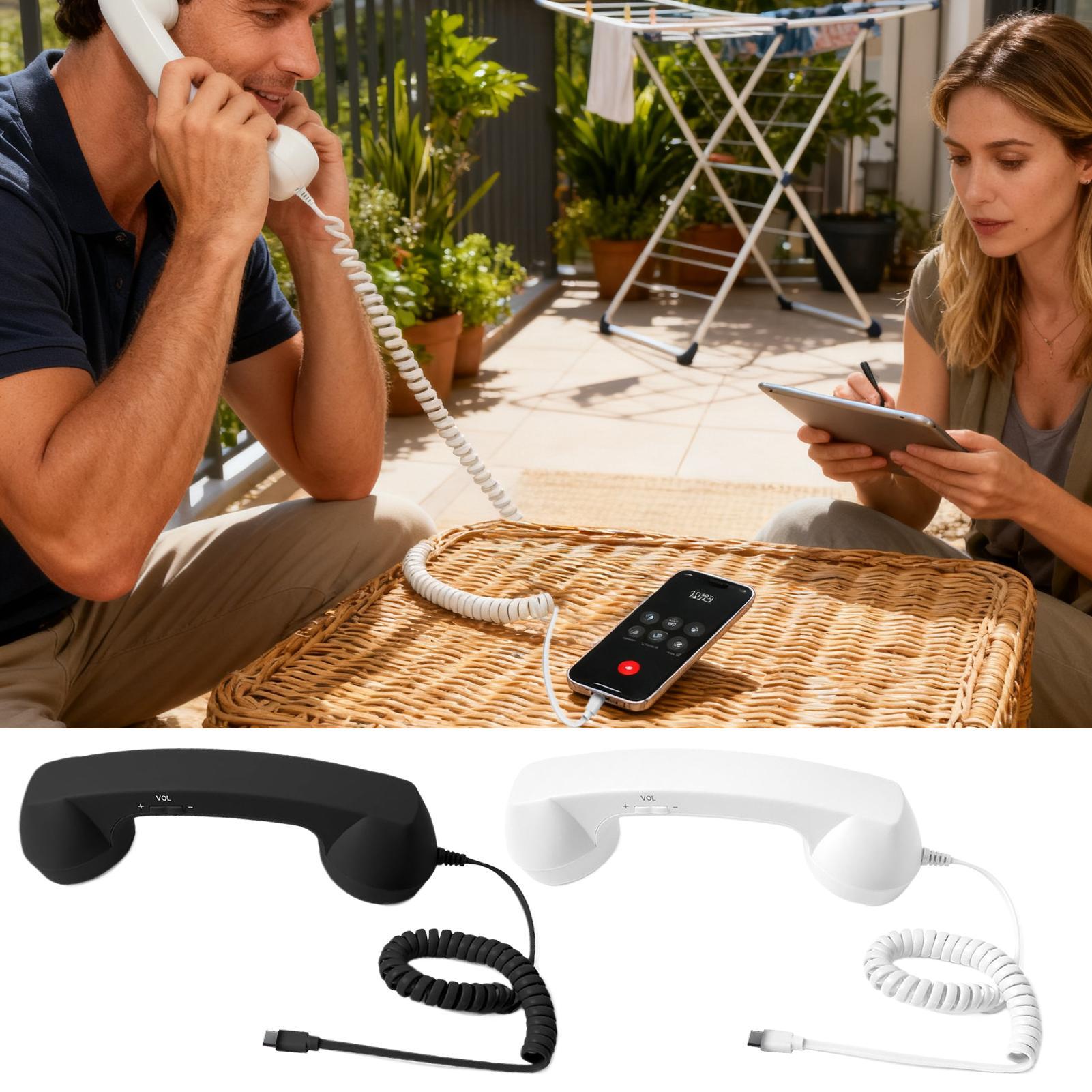 Retro telefoonhoorn Type-C Ret - Retro Handset Phone recensie en prijs