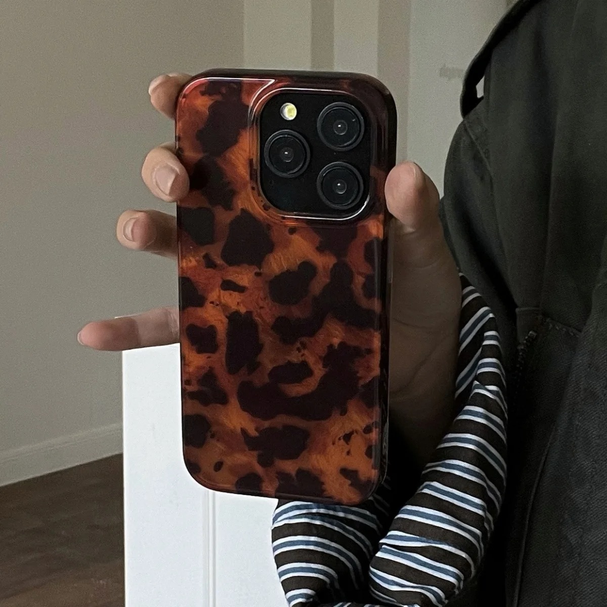 Retro Amber Textuur Laser Tele - Phone Accessories To Sell recensie en prijs