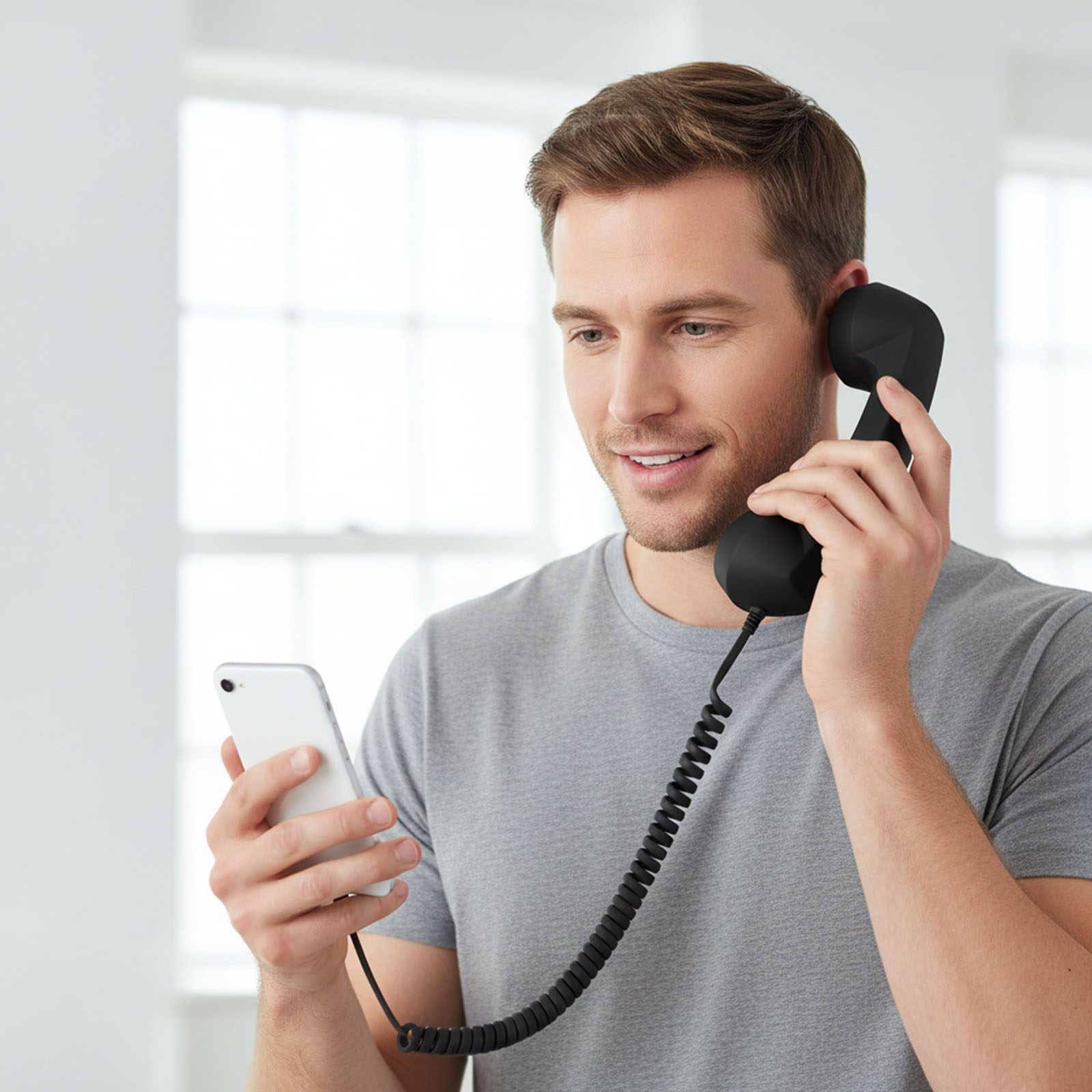 Retro telefoonhandset Ergonomi - Retro Handset Phone recensie en prijs