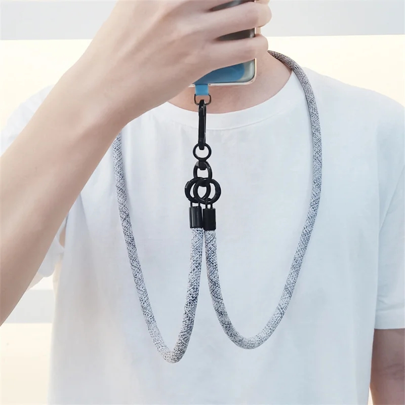 8MM x 120CM Vet Lange Mobiele  - Neck Hanging Phone Holder recensie en prijs
