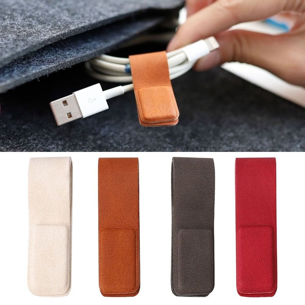 Nieuwe leren oordopjes kabelcl - Cable Organizer Magnetic recensie en prijs