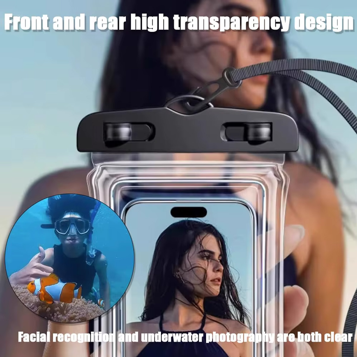Airbag drijvende waterdichte t - Neck Hanging Phone Holder recensie en prijs