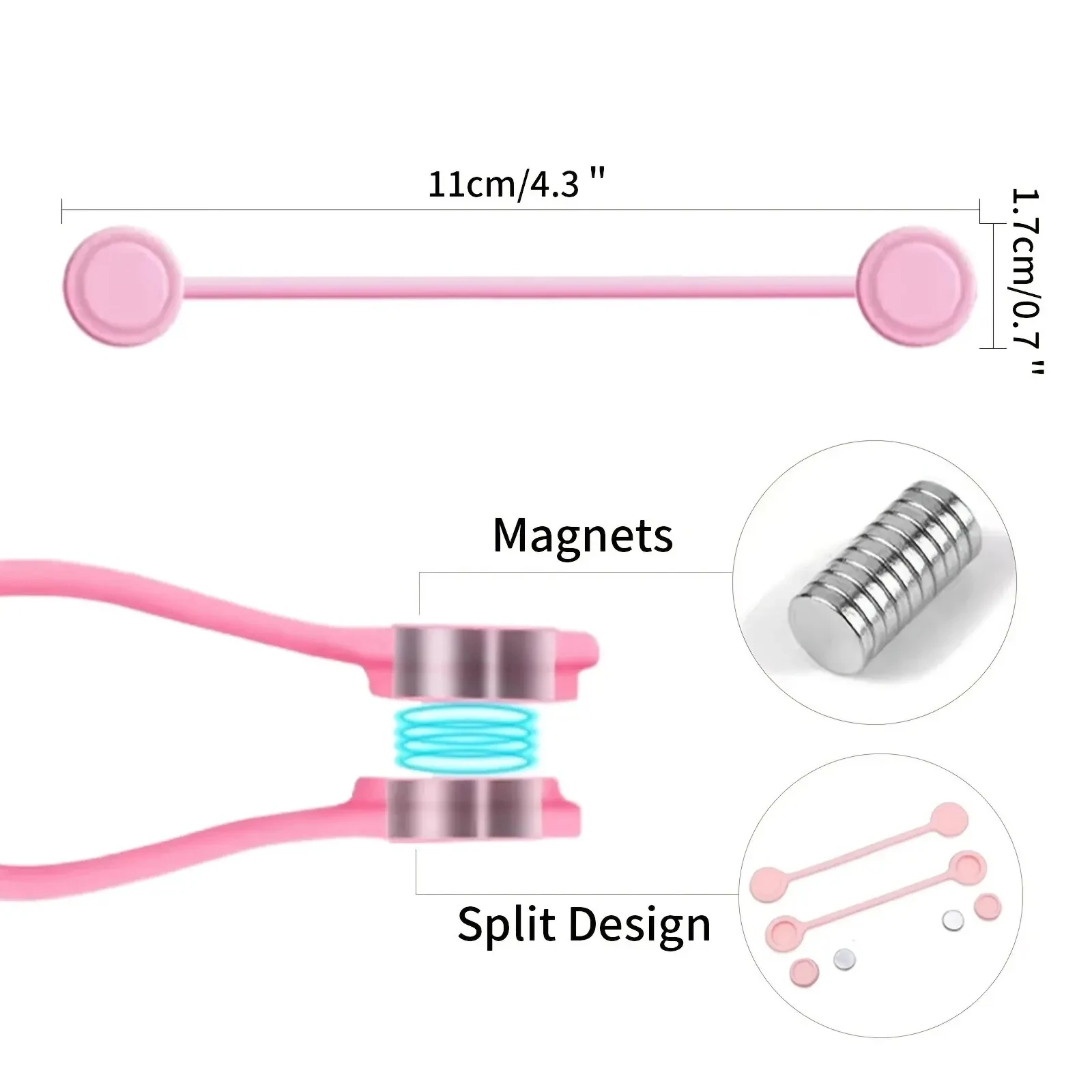 5/3/1PCS Siliconen Magnetische - Cable Organizer Magnetic recensie en prijs