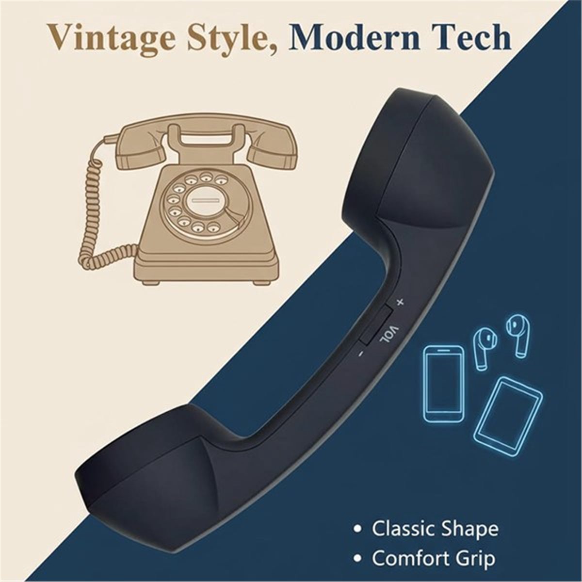 Beste verkoopcijfers 2026 Type - Retro Handset Phone recensie en prijs