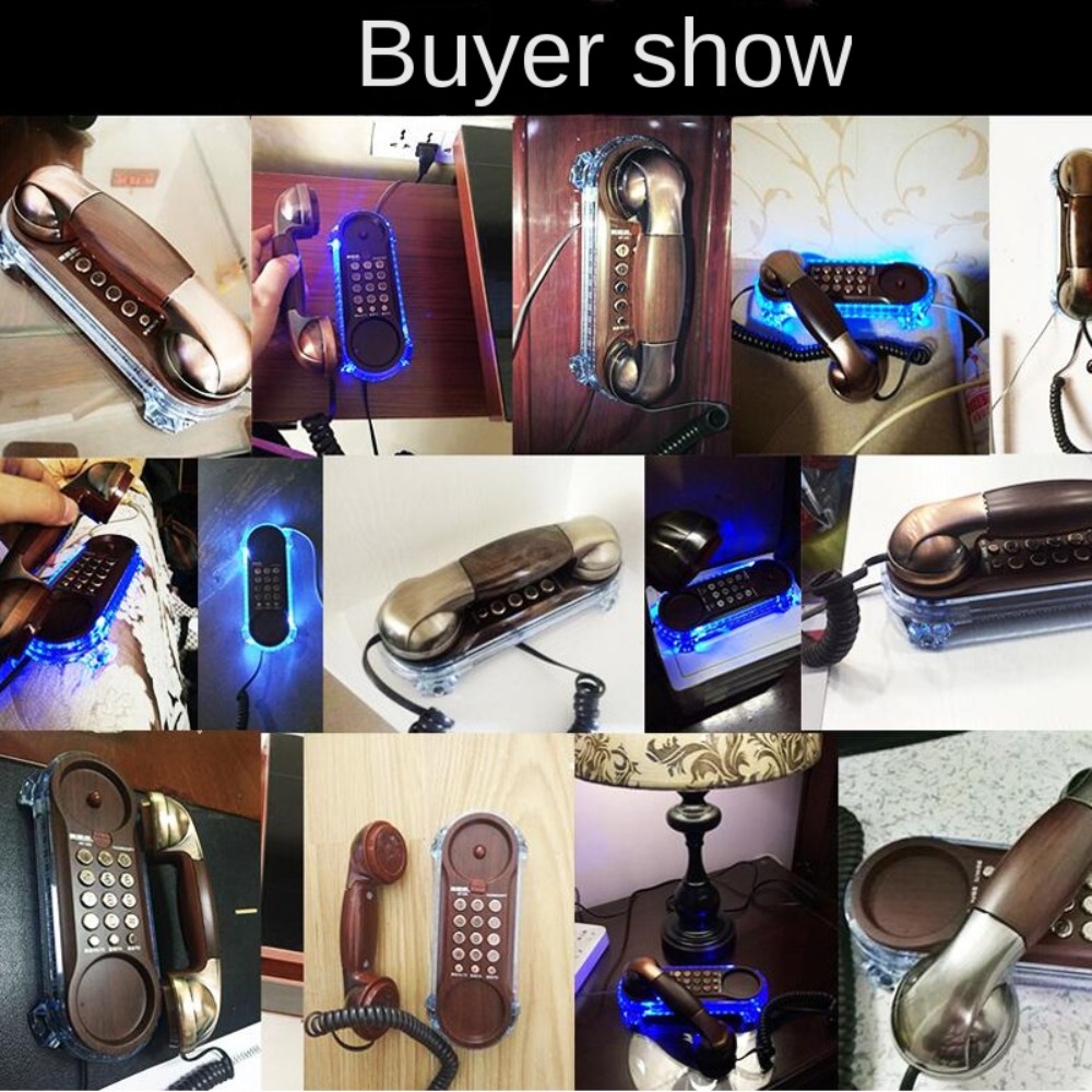 NIEUW Wandgemonteerde bedrade  - Retro Handset Phone recensie en prijs